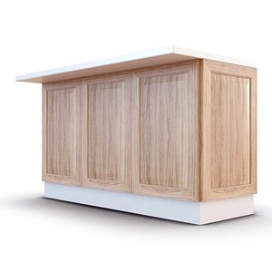3d kitchen table model