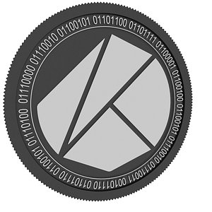 klaytn black coin 3D