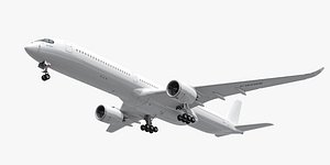 Airbus A350-1000 Generic White