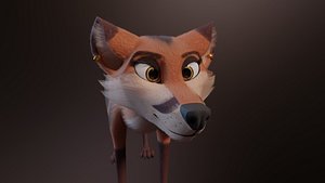 3D Nika Fox NSFW Version model