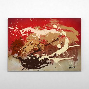 3d contemporary abstract painting art