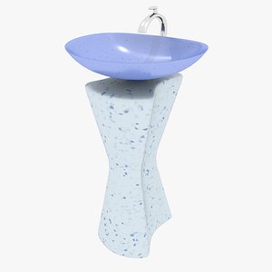 modern design sink 3D