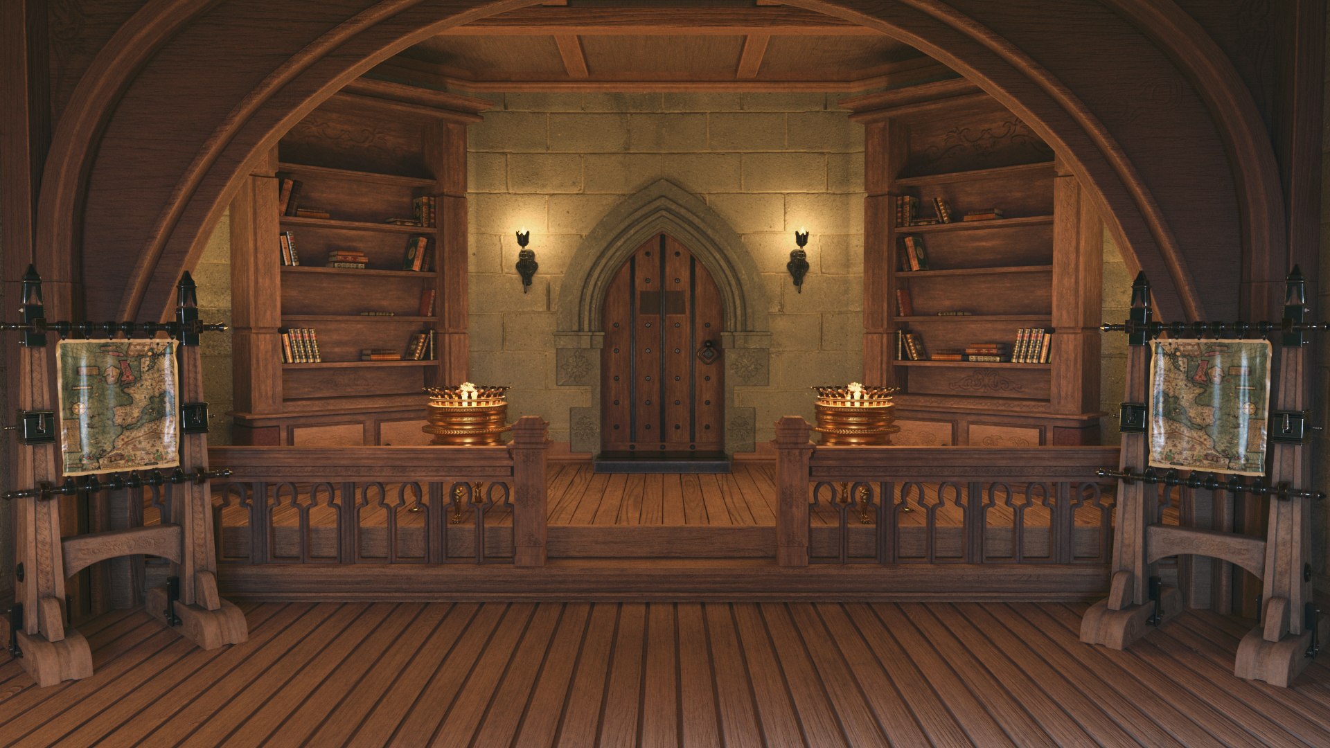 Medieval Interior 3D - TurboSquid 2067278