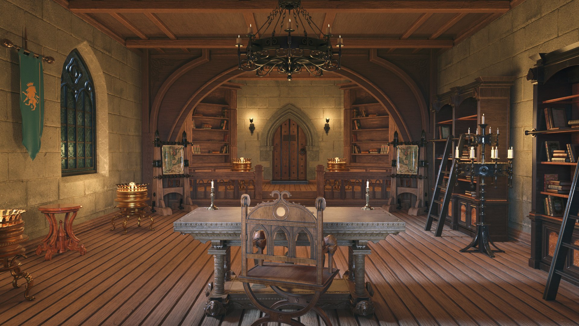 Medieval Interior 3D - TurboSquid 2067278