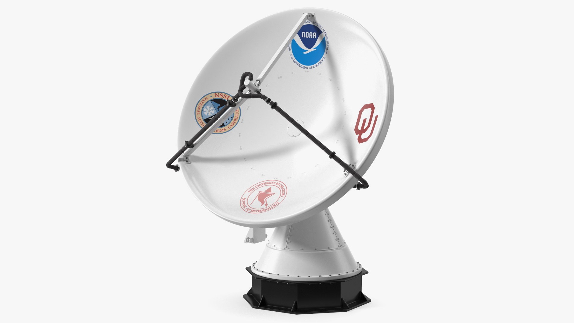 NOAA NOXP Mobile Polarimetric Radar 3D model preview
