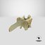Wallaby dal collo rosso di canguro Vertebre toraciche TH7