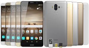 3d realistic huawei mate 9