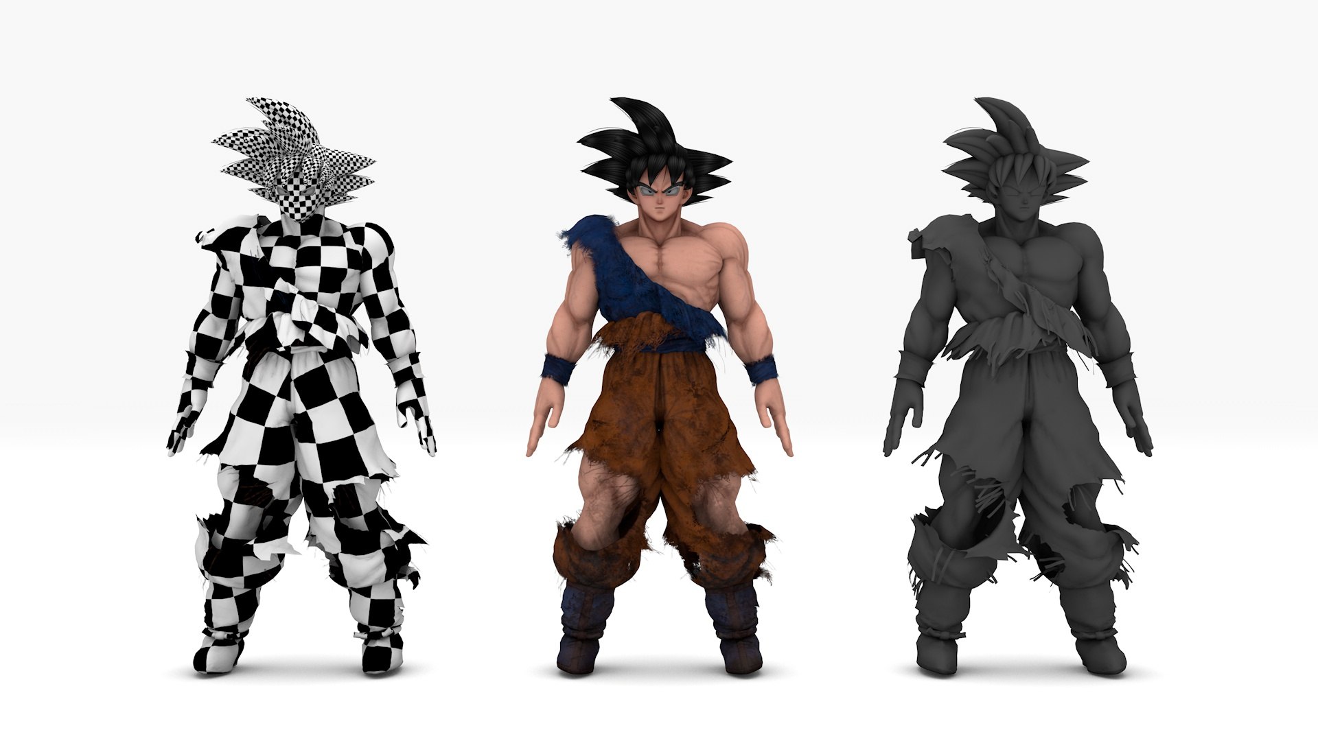 Filho Goku Modelo 3D - TurboSquid 1289950