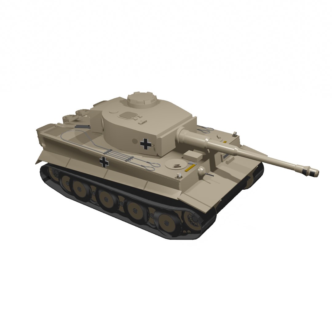 Tiger H1 Panzerkampfwagen VI Ausf E Heavy Tank 3D - TurboSquid 2237611