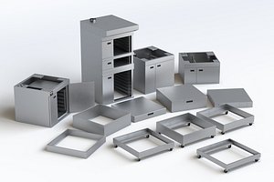 MIWE Cube additional components 3D model