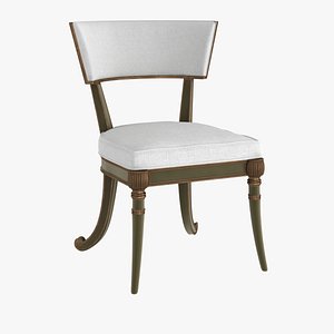 3d model chair regency klismos