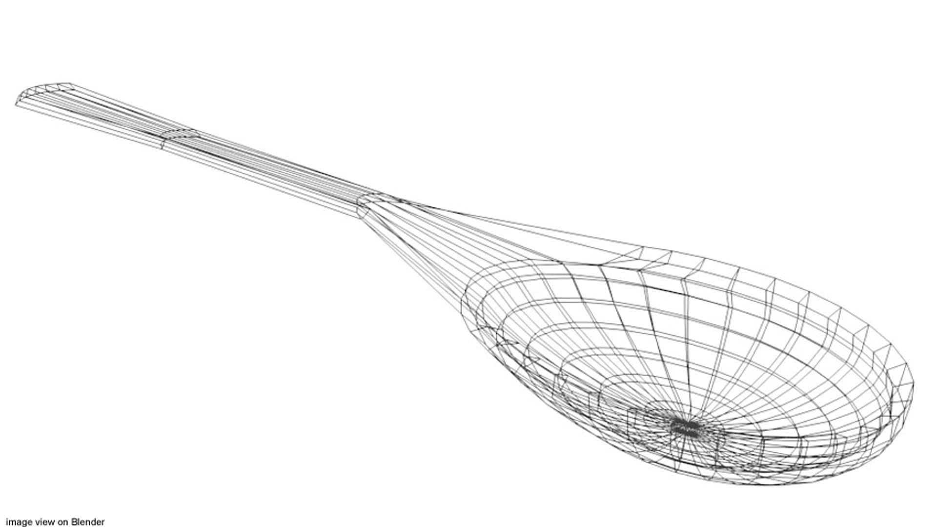 3d Spoon Model
