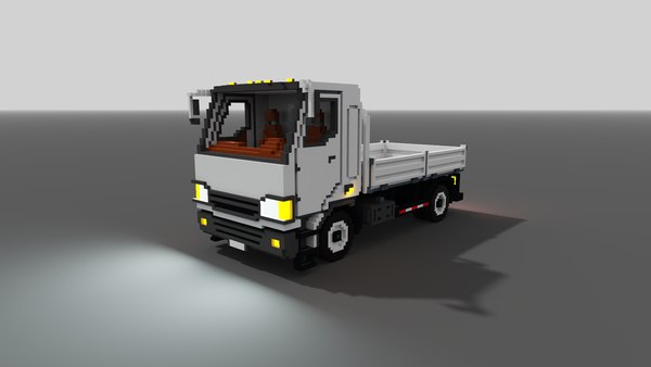 3D voxel flatbed truck vox