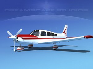 propeller piper cherokee 260 3d model