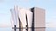 Futuristic commercial building 01