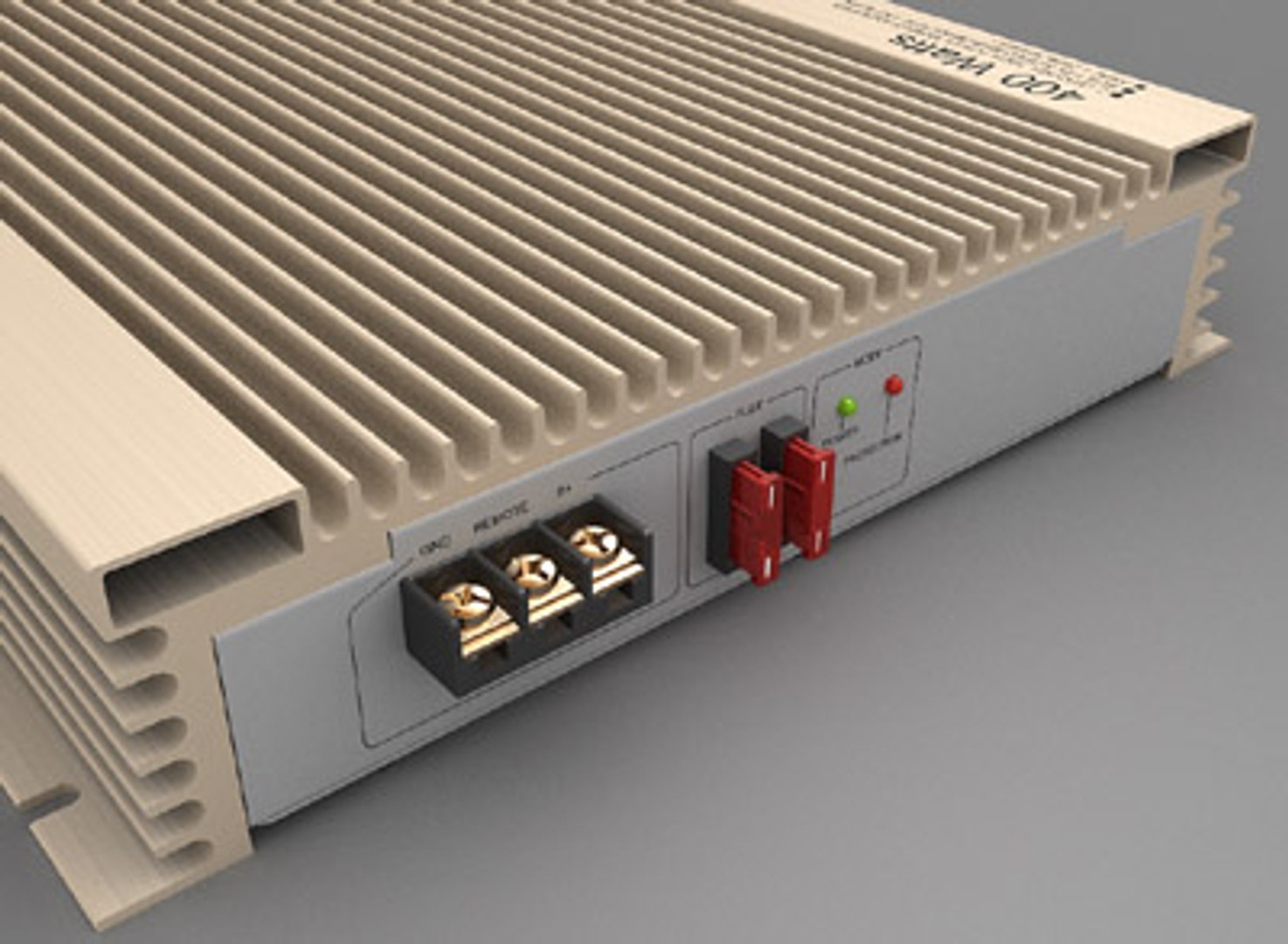 3d Model Car Amplifier