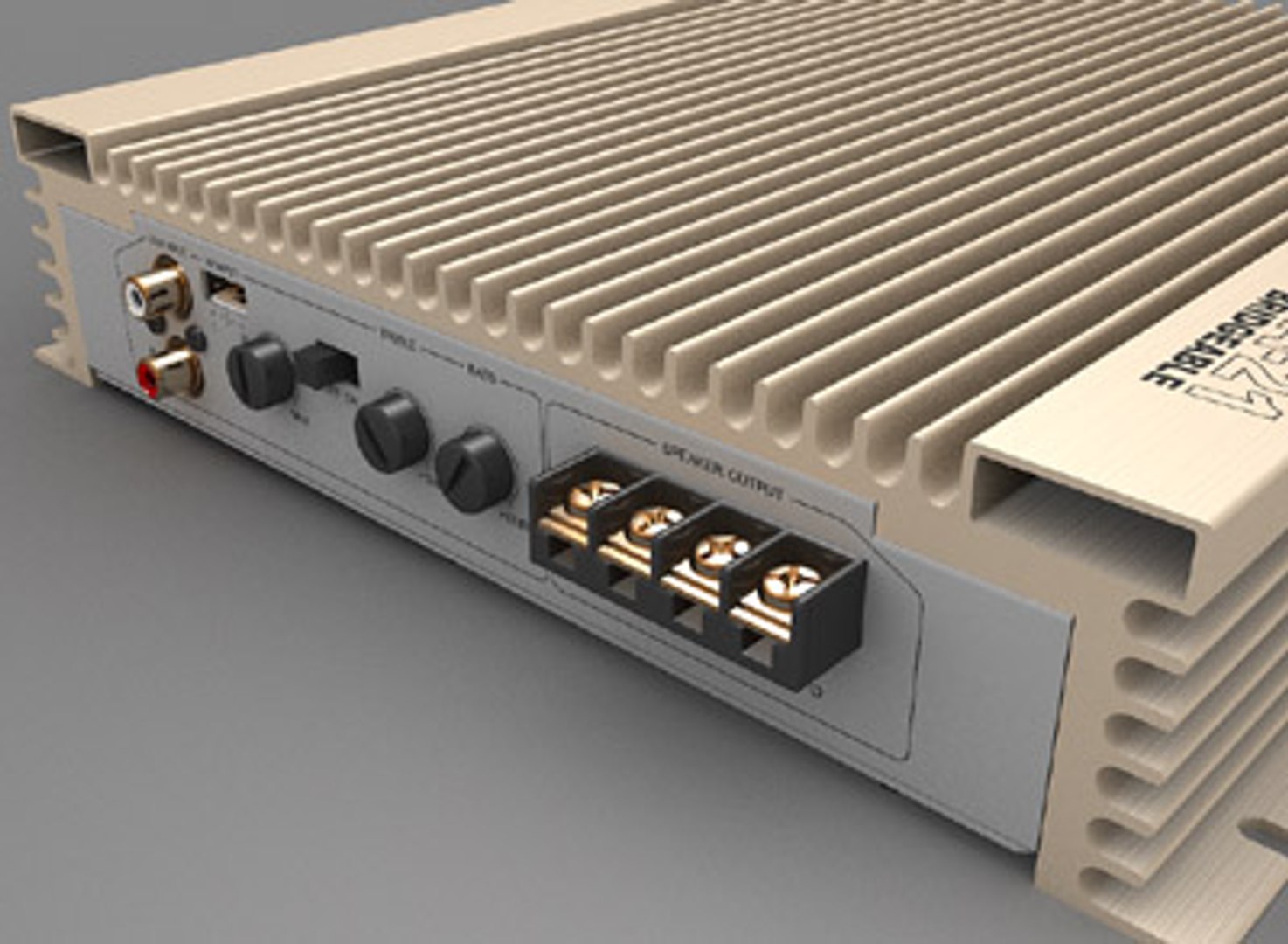 3d Model Car Amplifier