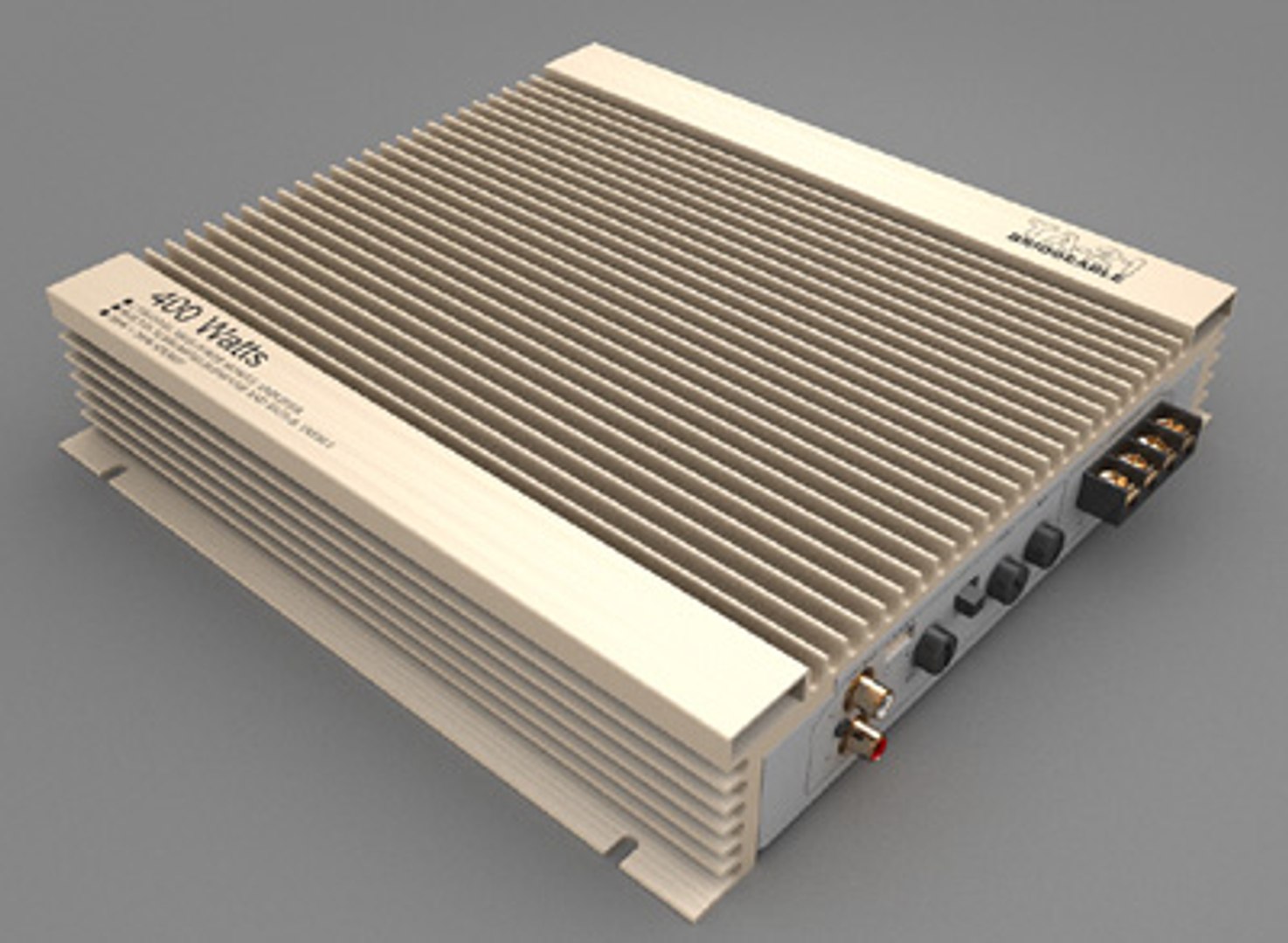 3d Model Car Amplifier