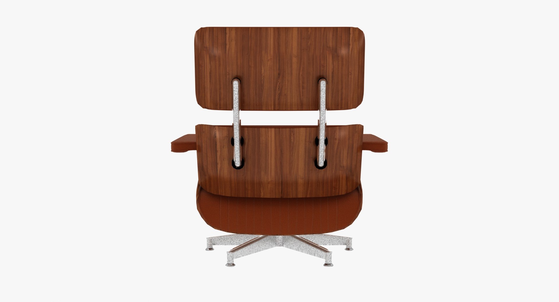 Eames Lounge Classic Chair Arancio Fabric Cherry Details 3D Model ...