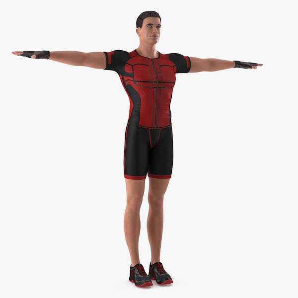 fitness trainer rigged exercises 3D model