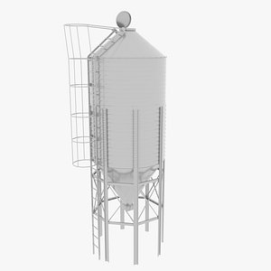 Silo Racao - Animal breed store 3D model