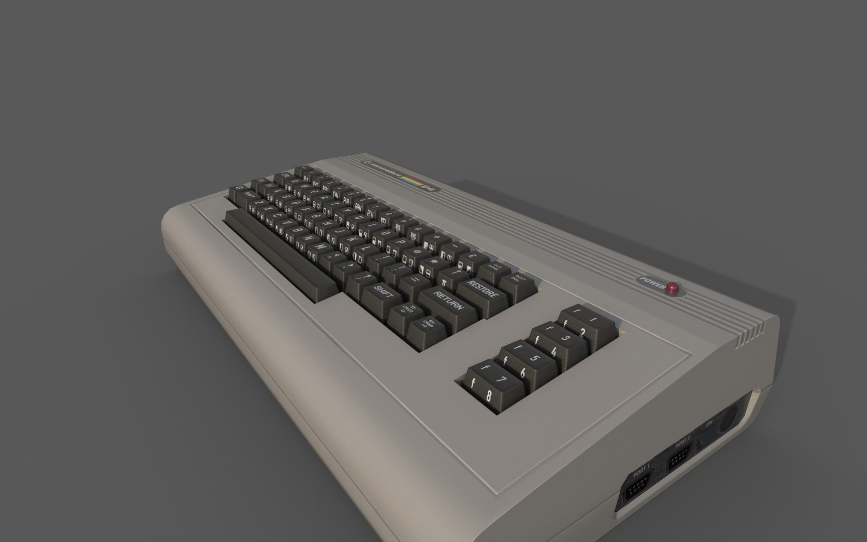 3D Commodore C64 model https://p.turbosquid.com/ts-thumb/XF/nOyRJk/Kn/11/jpg/1732037253/1920x1080/fit_q87/02d7114de6a4d450ef66432532c026abf7c6a069/11.jpg