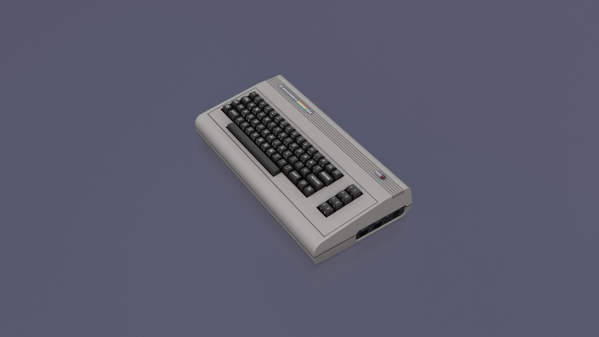 3D Commodore C64 model https://p.turbosquid.com/ts-thumb/XF/nOyRJk/fD/5/png/1732037251/1920x1080/fit_q87/e078db1751c253076673eef45fc2fb418a69fe3d/5.jpg