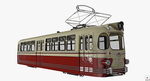3D lm-57 soviet tram model