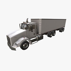 Kenworth T800 Box Trailer --165--