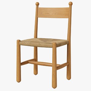 Shoppe dining chair Martin Oak by Amber Lewis 3D model