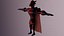 様式化されたダークファンタジーの騎士の敵キャラクター