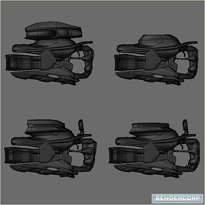 HF nU blaster V2 set.blend