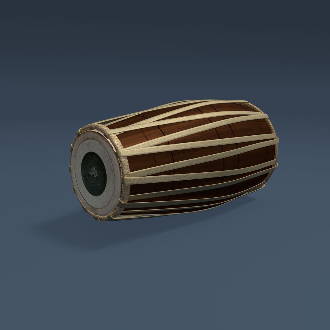 3D Mrudang Dholak Indian Model | 1148078 | TurboSquid