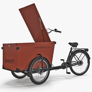 3D babboe transporter cargo bike