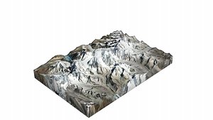 Labuche Kang Mountain 3D model