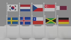 Flag and Pole Collection 2