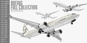 3D boeing planes generic model