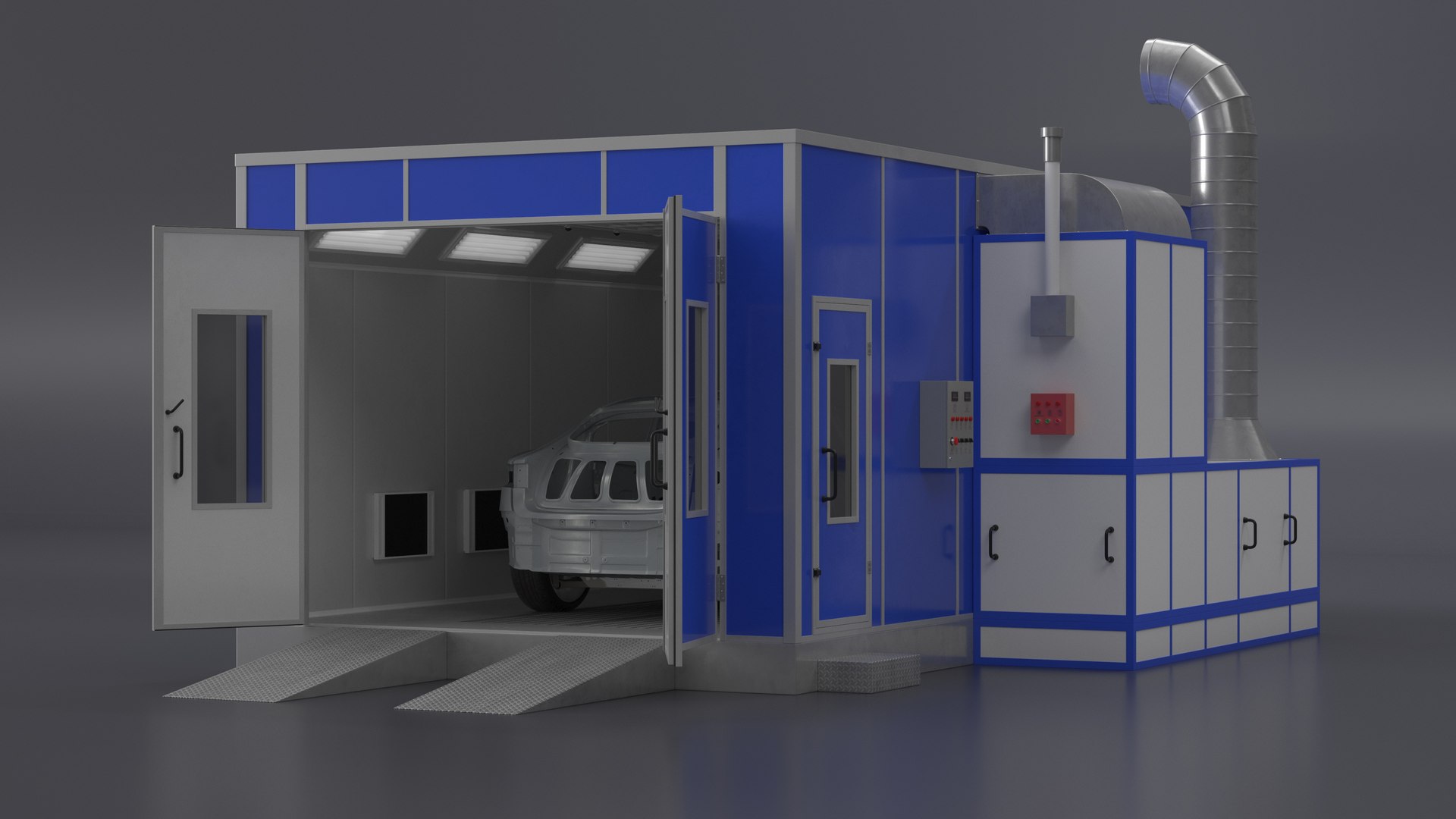 Automotive Paint Booth with Vehicle 3D model https://p.turbosquid.com/ts-thumb/XG/i5aqD9/8X/automotivepaintboothwithvehicle3dsmodel010/jpg/1710004447/1920x1080/fit_q87/3a64bbed3e015f6bf376be776c17be30096560b8/automotivepaintboothwithvehicle3dsmodel010.jpg
