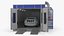 Automotive Paint Booth with Vehicle