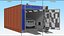 Automotive Paint Booth with Vehicle