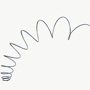 metal spiral spring 3D model