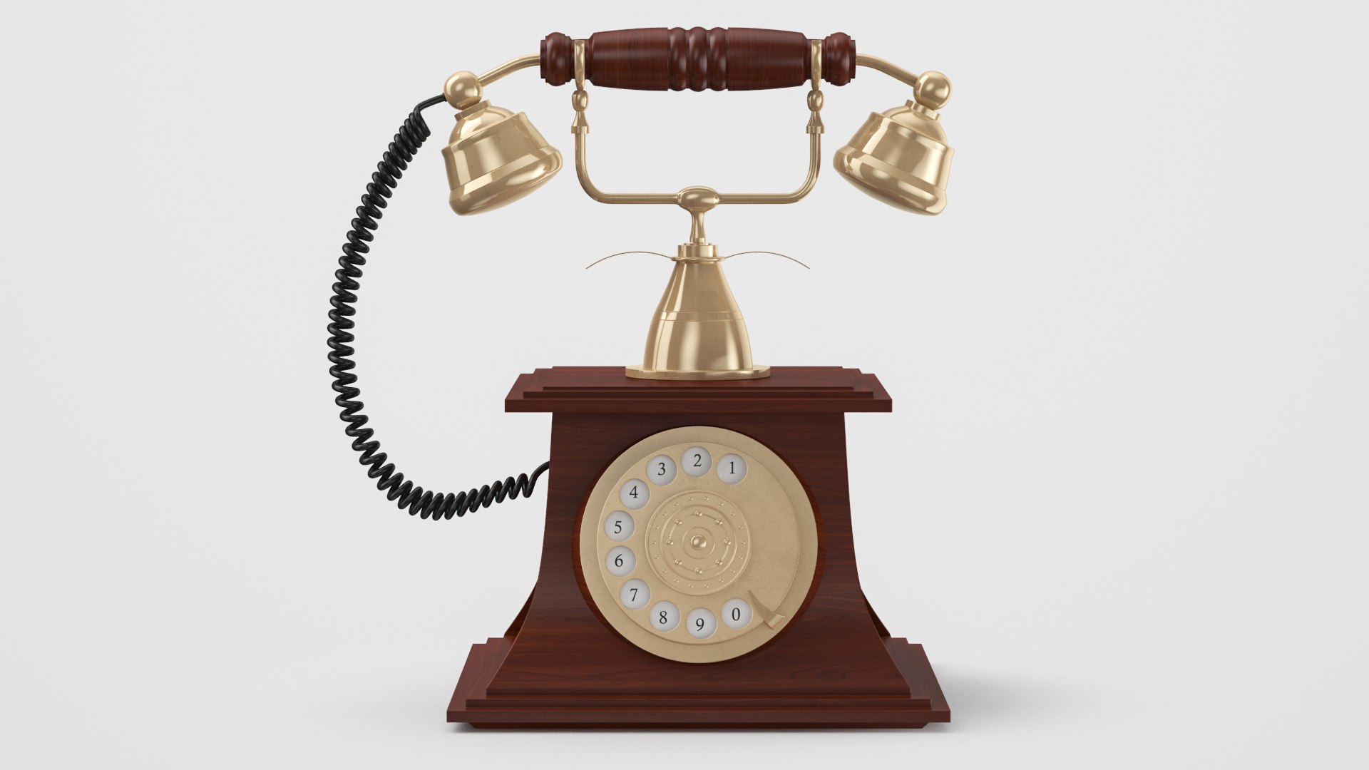 3D Wooden Vintage Telephone Model Kit - DIY Assembly Puzzle For Adults & Teens Home Decor