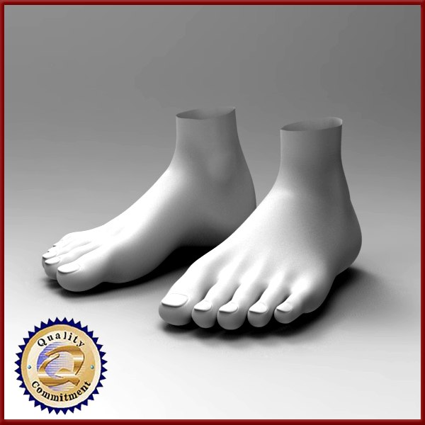 3ds max feet male