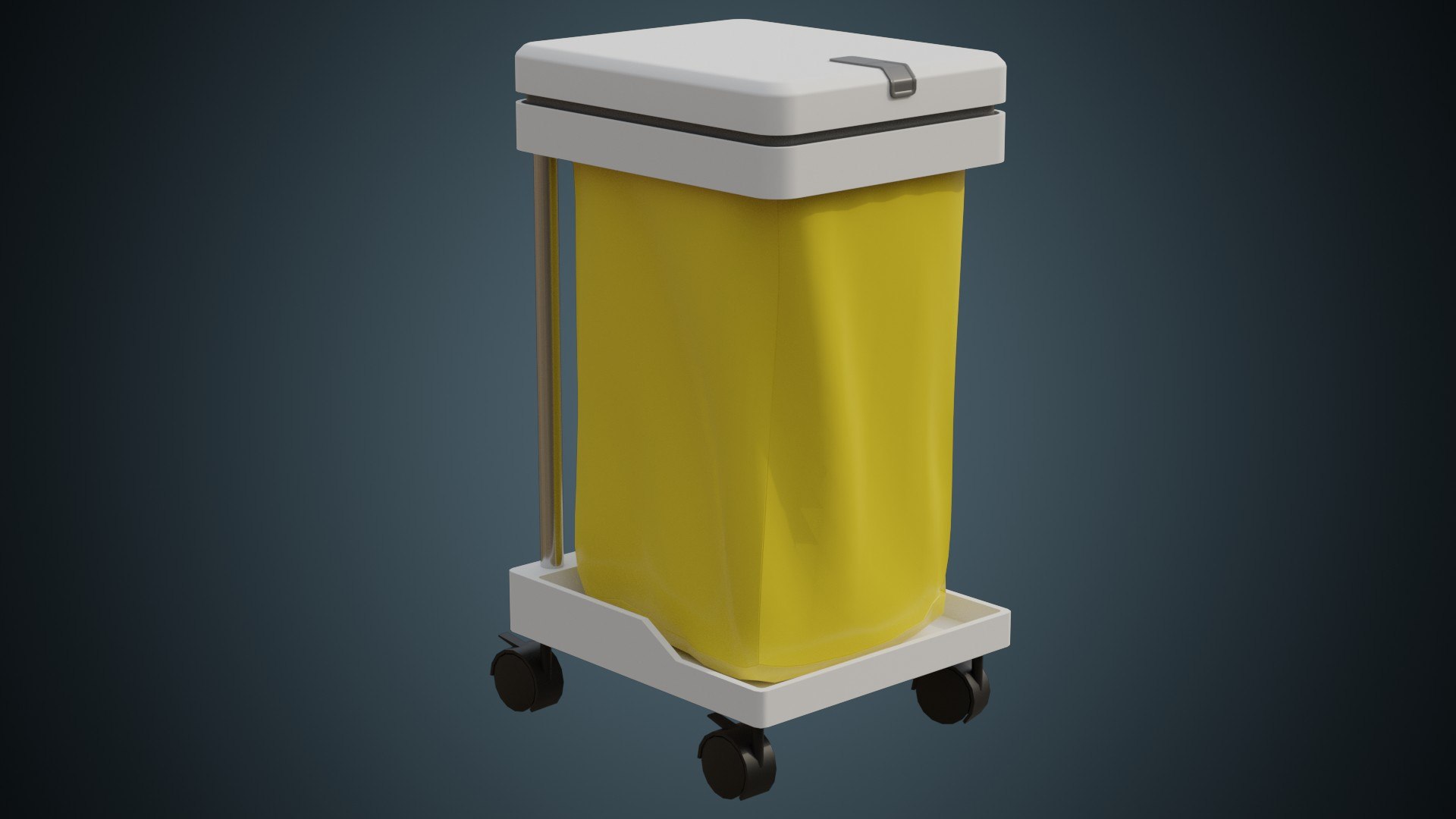 Waste Bin 1 Basic 3D - TurboSquid 2060724
