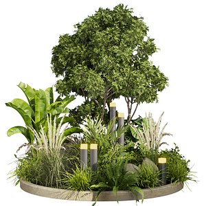 3D Collection plant vol 418 - leaf - outdoor - garden - 3dmax -cinema 4d