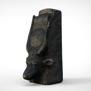 Head of a cow Goddess Hathor
