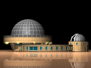3d planetarium observatory building