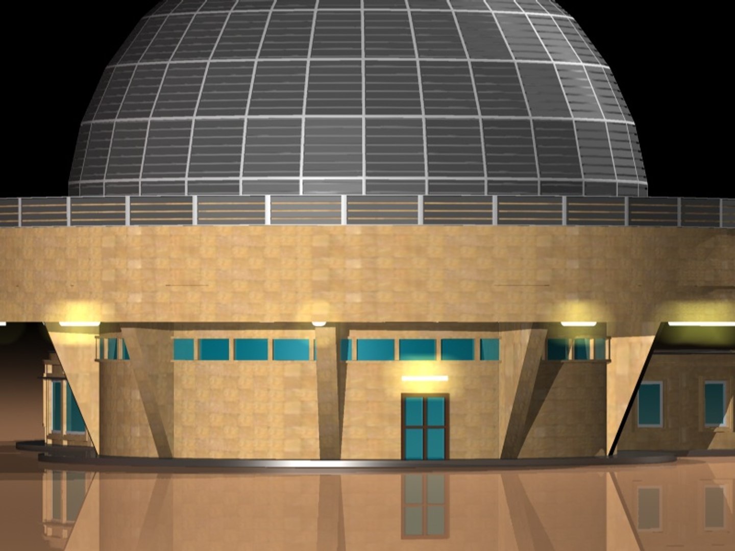 3d Planetarium Observatory Building