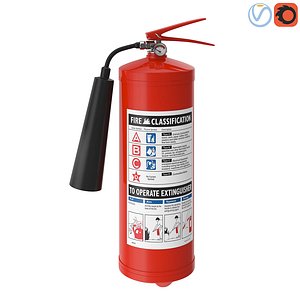 3D model extinguisher