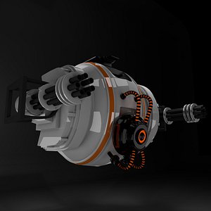 3D sci-fi drone